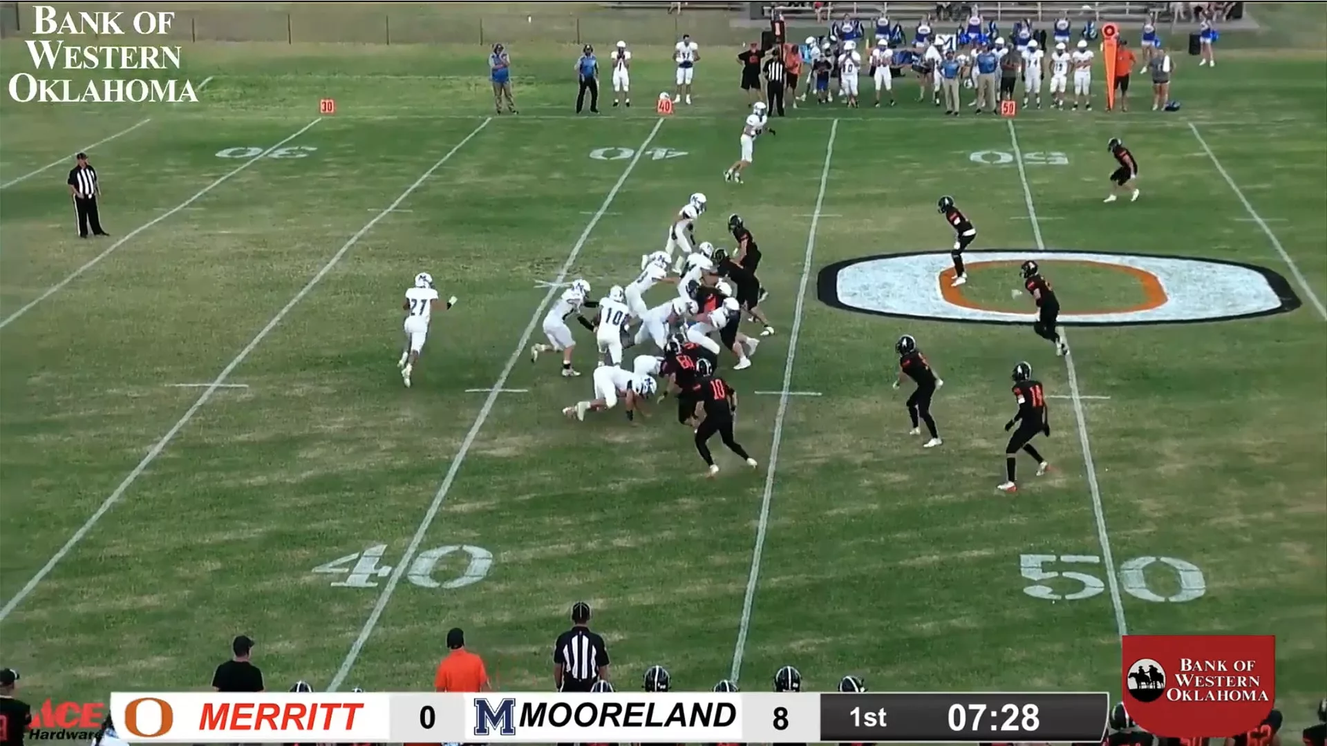 Merritt Oilers vs. Mooreland Bearcats Football Game - 2024