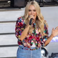 Carrie Underwood performs during GMA concert at Central Park in New York on August 2^ 2024