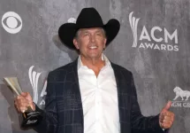 George Strait at the 2014 Academy of Country Music Awards - Arrivals at MGM Grand Garden Arena on April 6^ 2014 in Las Vegas^ NV