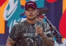 Kane Brown performs during the "We Love NYC: The Homecoming Concert" at the Great Lawn in Central Park on August 21^ 2021 in New York City.