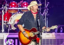 Country singer Toby Keith performs in concert at Country Thunder Arizona on April 8^ 2018 in Florence^ Arizona.