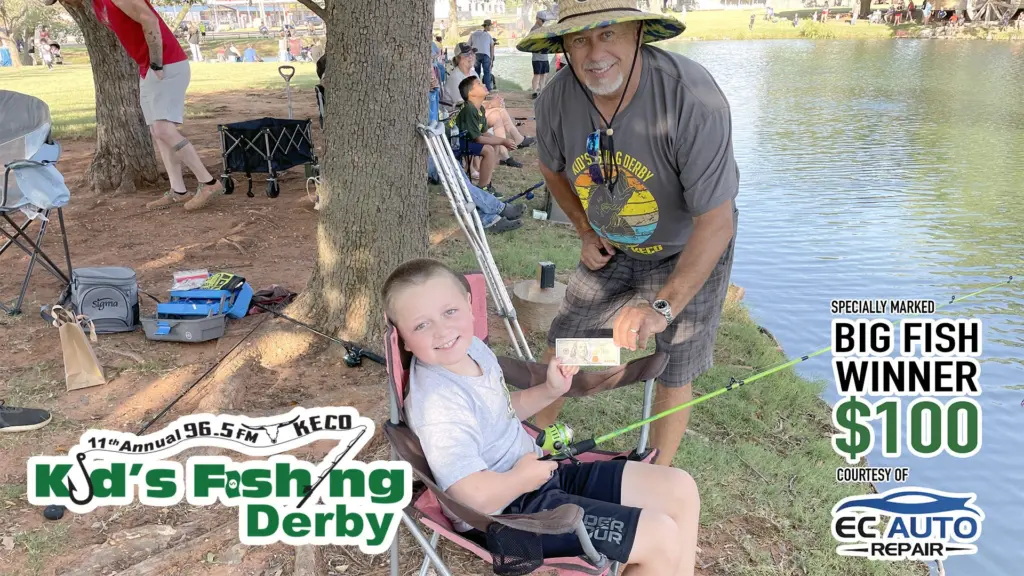 bryce-100-dollars-winner-elk-city-auto-repair-kids-fishing-derby-2025