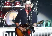 Toby Keith performs in concert at Country Thunder Arizona on April 8^ 2018 in Florence^ Arizona.