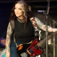 Ashley McBryde performs in concert on April 5^ 2024 in Fort Lauderdale^ Florida. The performance was part of the Tortuga Music Festival. FORT LAUDERDALE^ FLORIDA - APRIL 5^ 2024
