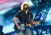 Brad Paisley performs onstage at the 2015 FarmBorough Festival - Day 2 at Randall's Island on June 27^ 2015 in New York City.