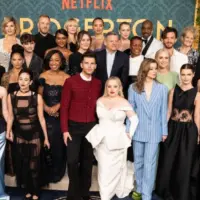 Cast and crew attend Netflix Bridgerton season 3 premiere at Alice Tully Hall in New York on May 13^ 2024