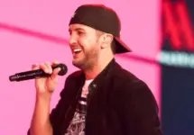 Luke Bryan performs during Dick Clark's New Year's Rockin' Eve at Times Square on December 31^ 2015 in New York City.