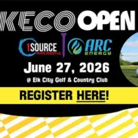 Register here KECO Open 2026 Elk City Golf and Country Club tournament June 27