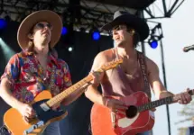 L to R) Cameron Duddy and Mark Wystrach of the band Midland perform at BottleRock. Napa^ CA/USA: 5/24/19