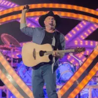 Garth Brooks performs before a sold out crowd at the Sleep Train Arena in Sacramento^ CA. Sacramento^ CA/USA - 3/27/2015