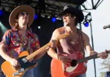 (L to R) Cameron Duddy and Mark Wystrach of the band Midland perform at BottleRock. Napa^ CA/USA: 5/24/19