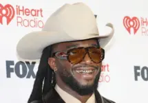 Shaboozey at the 2026 iHeartRadio Music Awards at Dolby Theatre LOS ANGELES^ CA - MARCH 26^ 2026