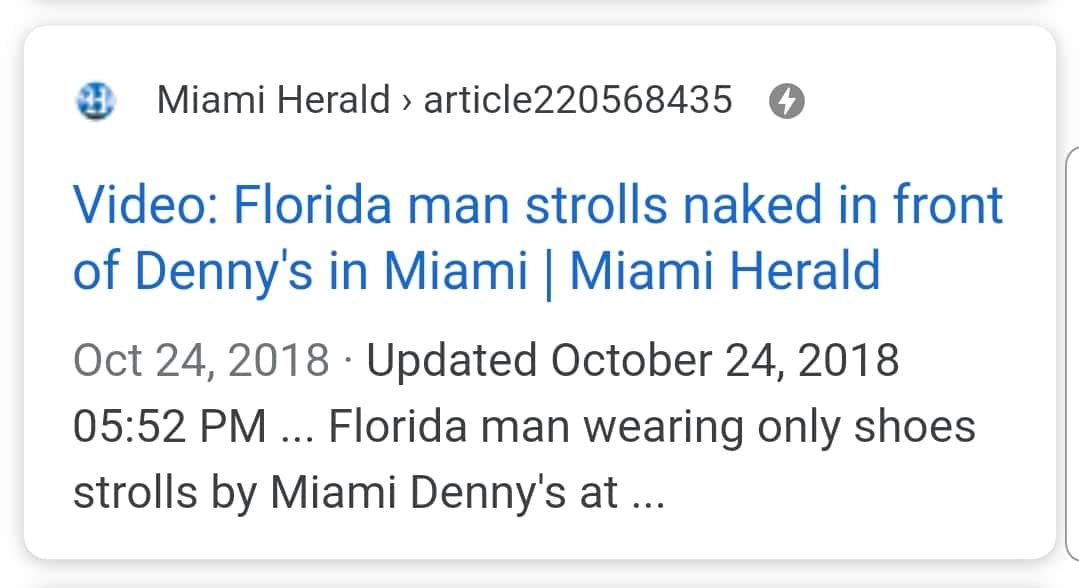 People Are Searching For What Florida Man Did On Their Birthday