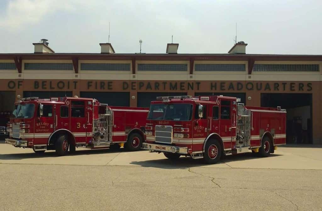 AUDIO REPORT Beloit commemorates new fire trucks WCLO
