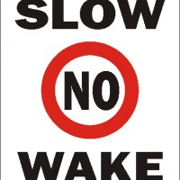 no-wake-zone