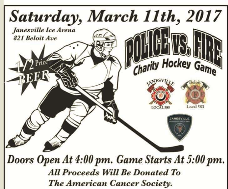 Guns and Hoses fundraiser planned for Janesville Ice Arena WCLO