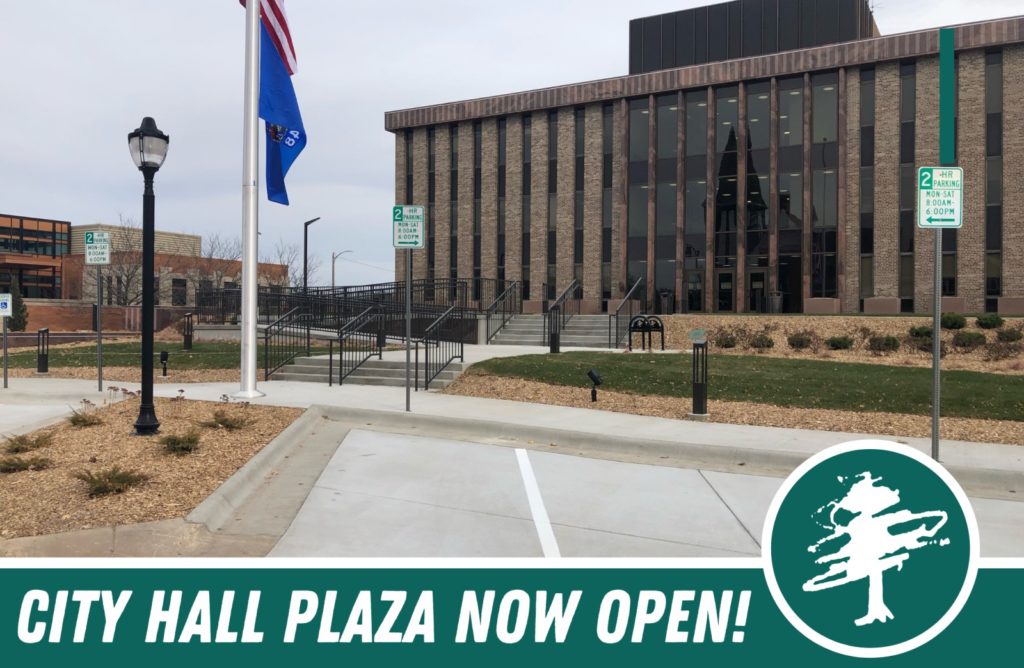 Janesville City Hall plaza work complete - Vimarsana News