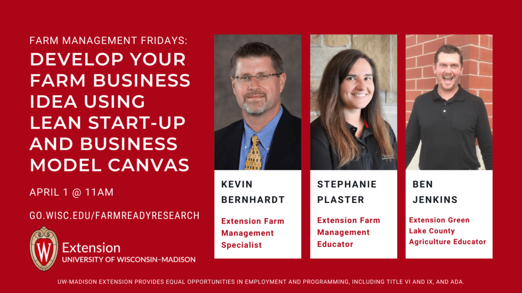 Farm Management Webinar Series – Develop your Farm Business Idea Using Lean Start-Up and Business Model - Vimarsana News