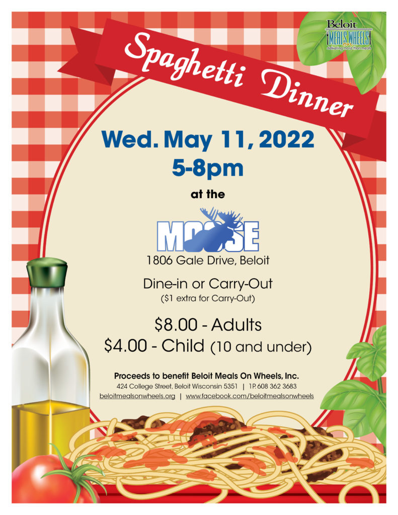 Spaghetti Dinner at the Beloit Moose Lodge - Vimarsana News