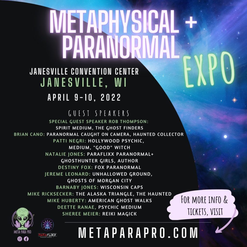 Metaphysical and Paranormal Expo coming to Janesville - Vimarsana News