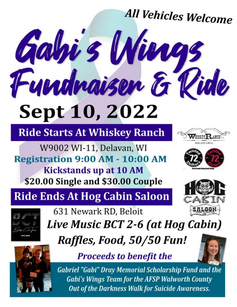 Gabi's Wings Fundraiser & Ride - Vimarsana News