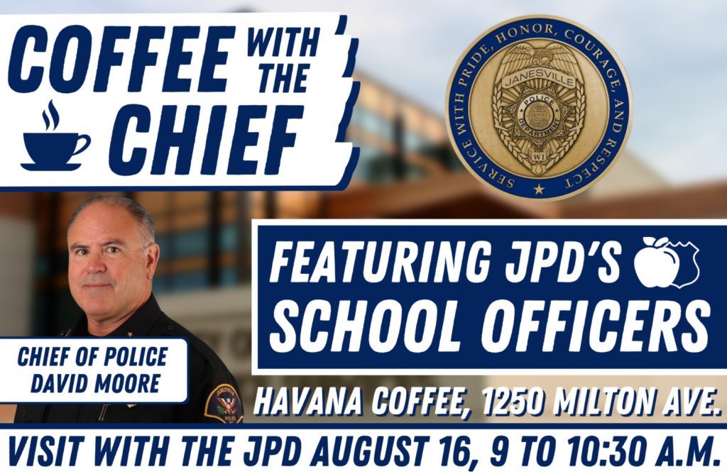 Janesville Police Department hosts Coffee with the Chief - Vimarsana News