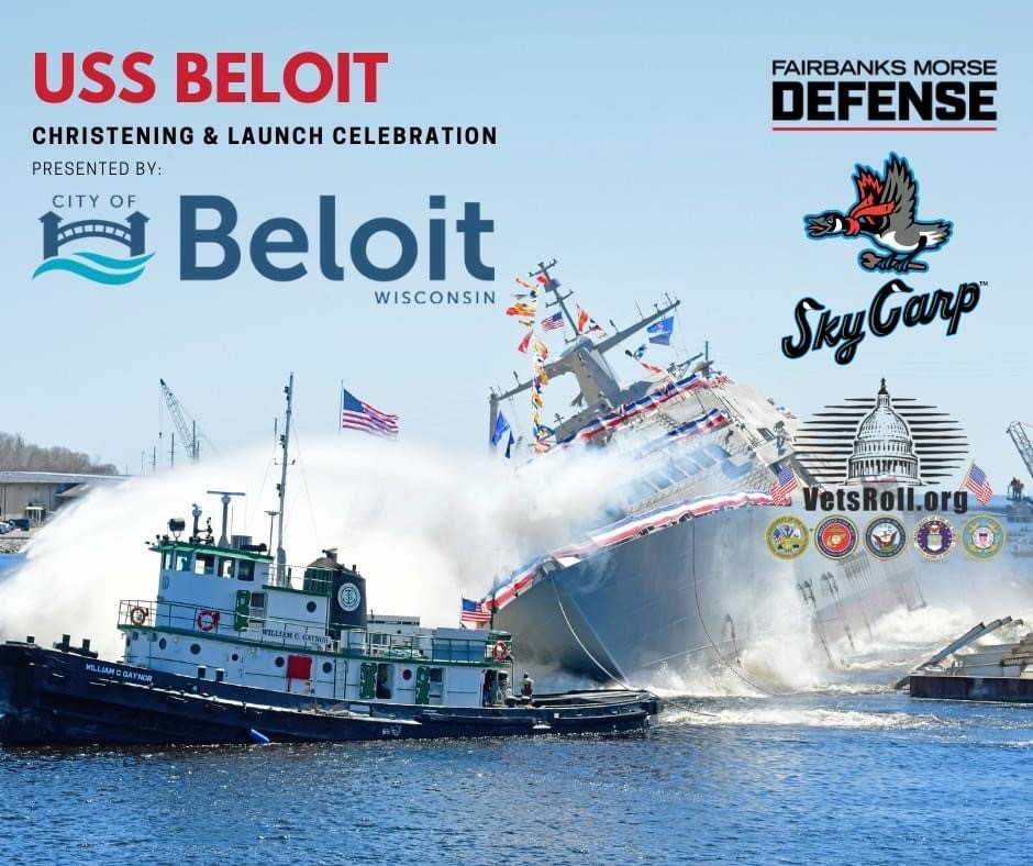 City of Beloit celebrates christening of USS Beloit WCLO