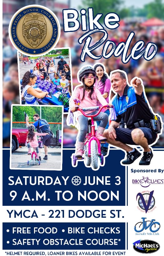 Janesville PD announce 2023 Bike Rodeo - Vimarsana News