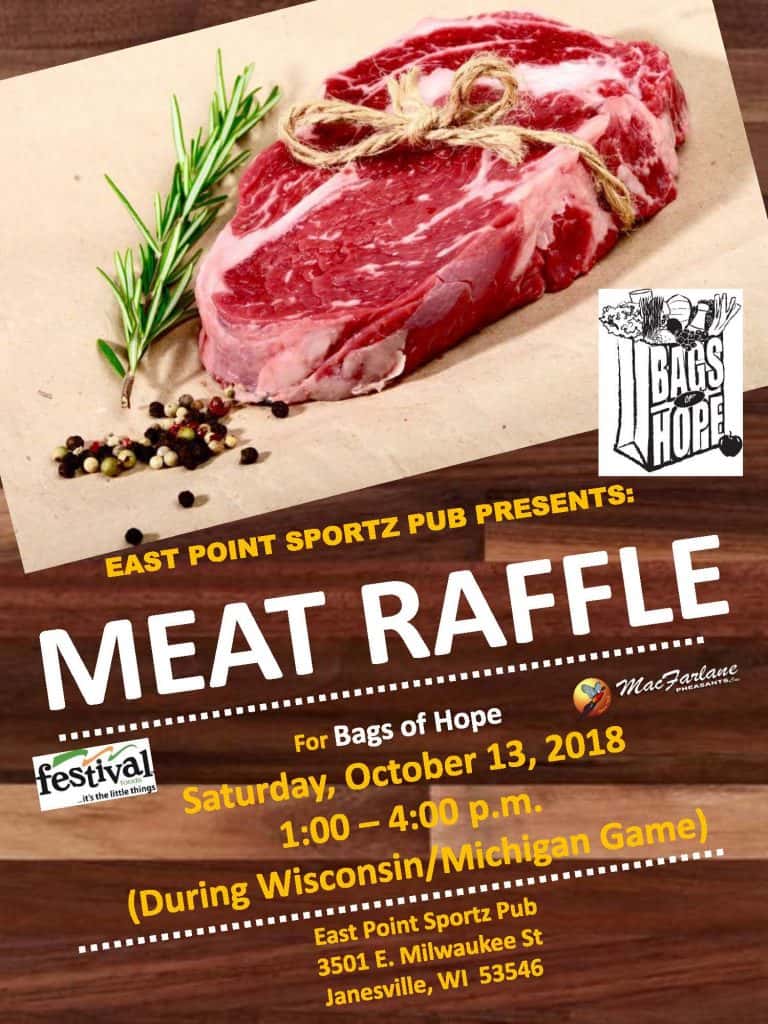 Meat Raffle for Bags of Hope WJVL