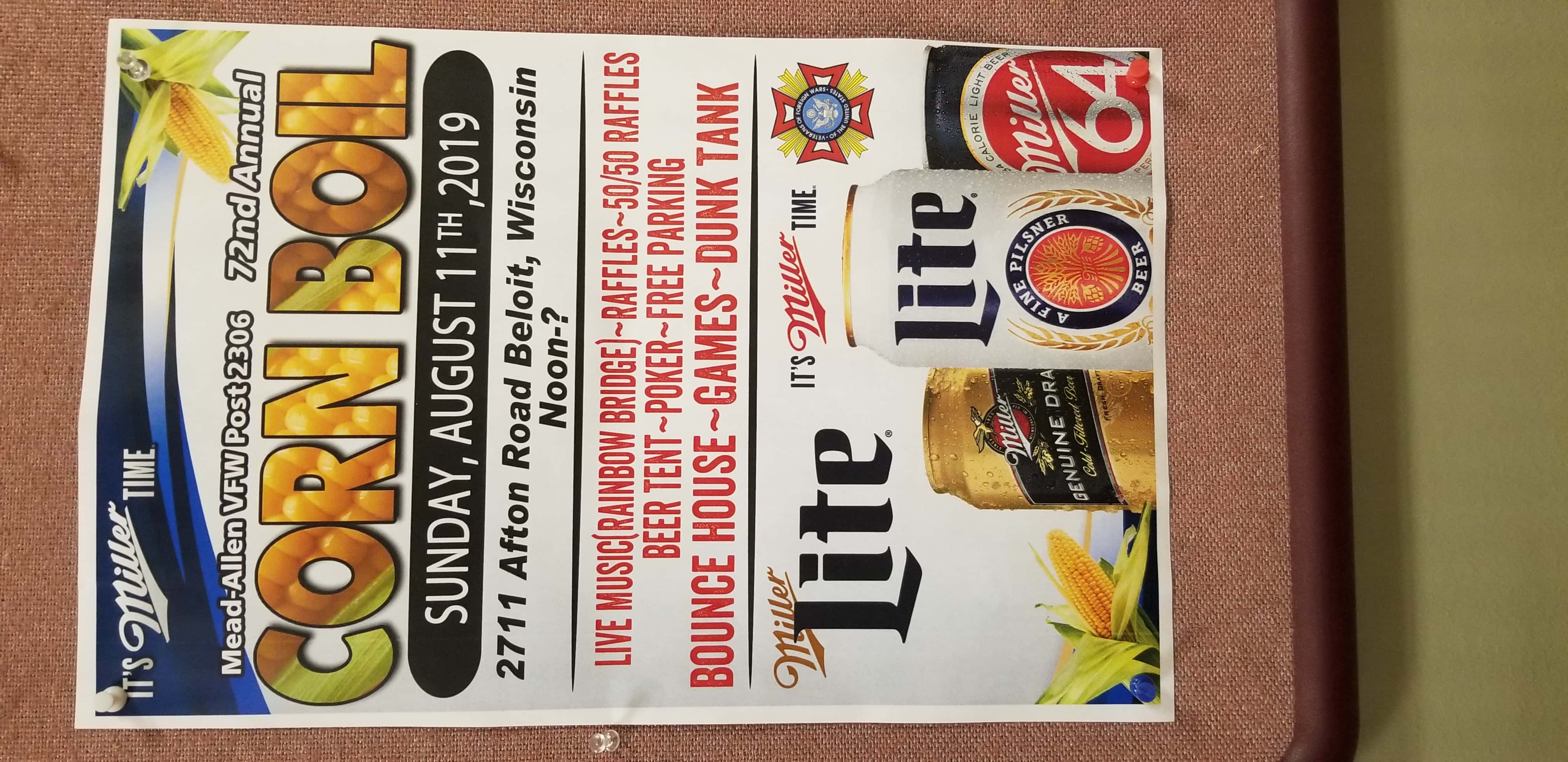 Beloit VFW 72nd Cornboil WJVL