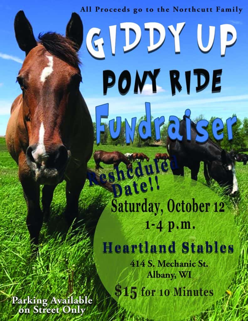 Giddy Up Pony Ride Fundraiser Sponsored By Heartland Horseback Riding Wjvl