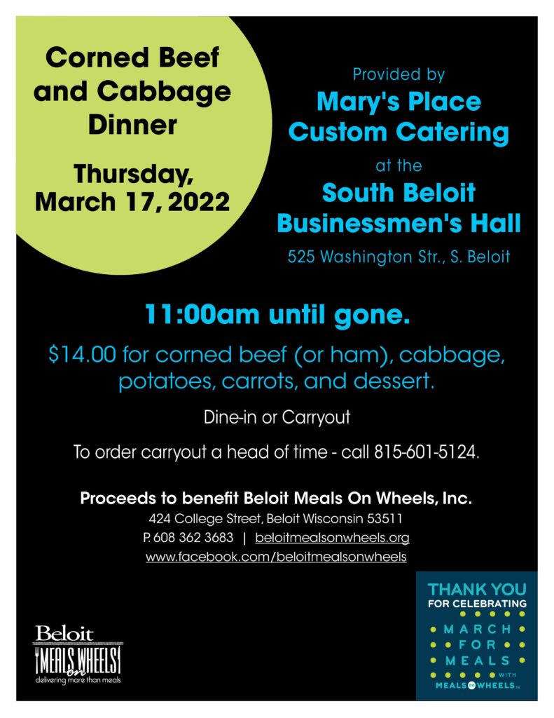 St. Patrick's Day Corned Beef & Cabbage Dinner - Vimarsana News