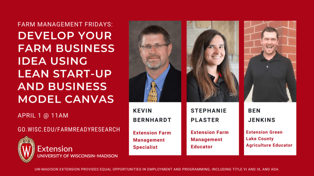 Farm Management Webinar Series – Develop your Farm Business Idea Using Lean Start-Up and Business Model - Vimarsana News