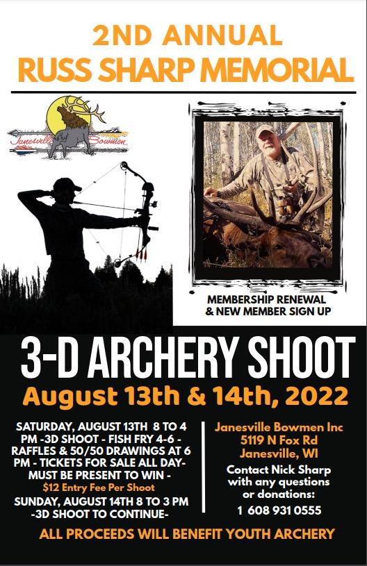 2nd Annual Russ Sharp Memorial 3-D Archery Shoot - Vimarsana News