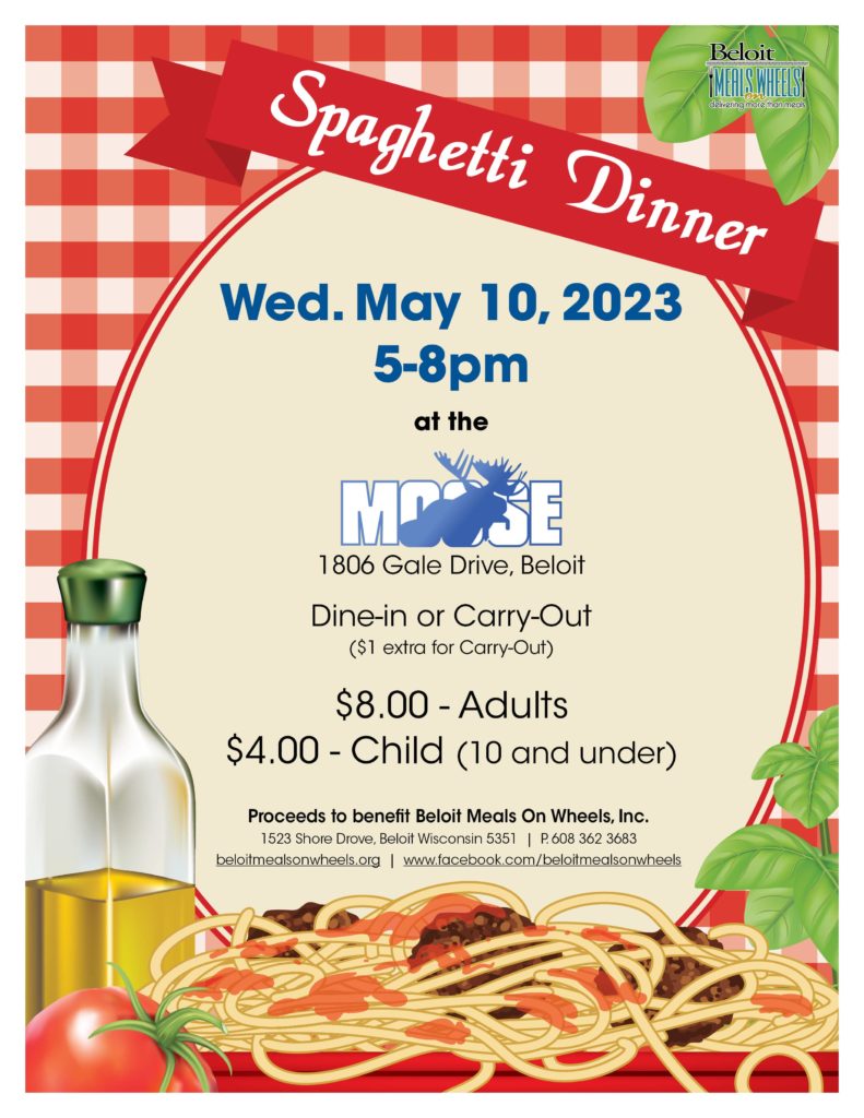 Spaghetti Dinner at the Beloit Moose Lodge - Vimarsana News