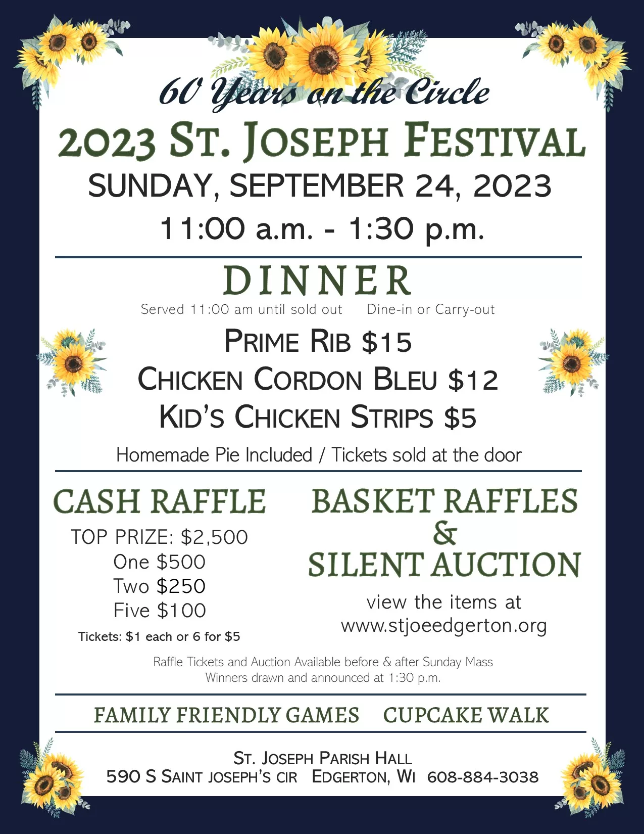 St. Joseph Parish Festival and Dinner WJVL