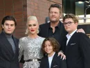 Gwen Stefani & Blake Shelton w/Kingston^ Apollo and Zuma Rossdale on Hollywood Boulevar/dHollywood Walk of Fame. October 19^ 2023