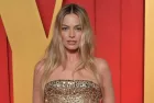 Margot Robbie at the 30th Vanity Fair Oscar Party. LOS ANGELES^ USA. March 10^ 2024