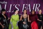 Teyana Taylor^ Sarah Paulson^ Kim Kardashian^ Niecy Nash-Betts and Naomi Watts attend the "All's Fair" London Premiere at Odeon Luxe Leicester Square London^ England^ UK - October 22^ 2025