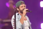 Thomas Rhett performs in West Palm Beach^ Florida on September 4^ 2025. The performance was part of his Better In Boots tour.