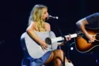 Megan Moroney performs in Hollywood^ Florida on November 14^ 2024 as part of Audacy’s Stars and Strings benefit concert.