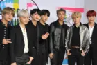 Jungkook^ Jimin^ V^ Suga^Jin^ J-Hope and Rap Monster of BTS at the 2017 American Music Awards held at the Microsoft Theater in Los Angeles^ USA on November 19^ 2017.