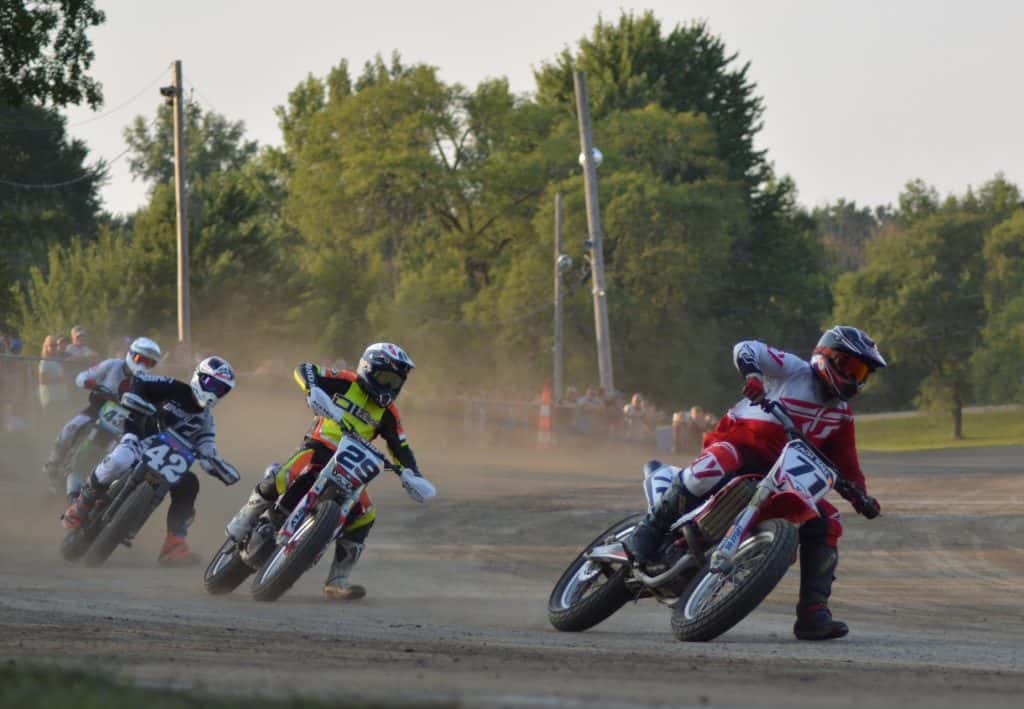 Lucky Thumb motorcycle race results Sanilac Broadcasting Company