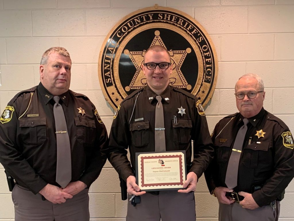 Sanilac Deputy honored for quick action | Sanilac Broadcasting Company