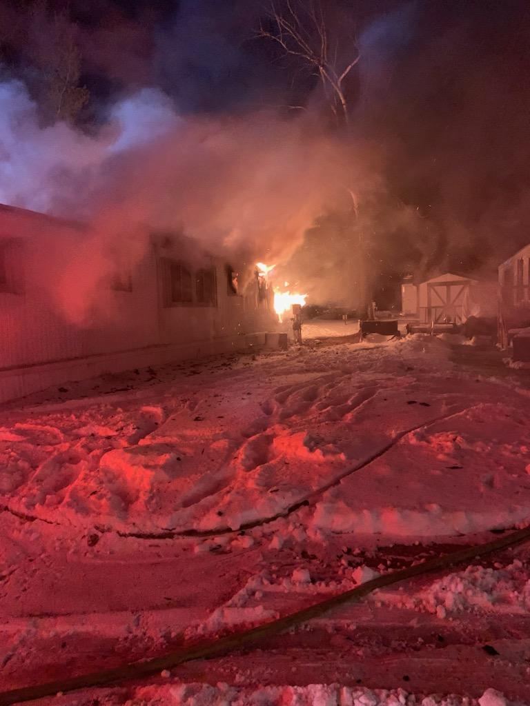 No injuries during threealarm fire in Port Sanilac mobile home park