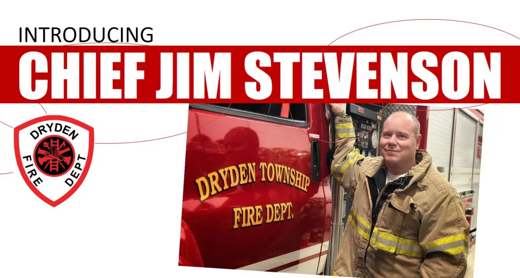 Lapeer County's Dryden Township fire chief Jim Stevenson