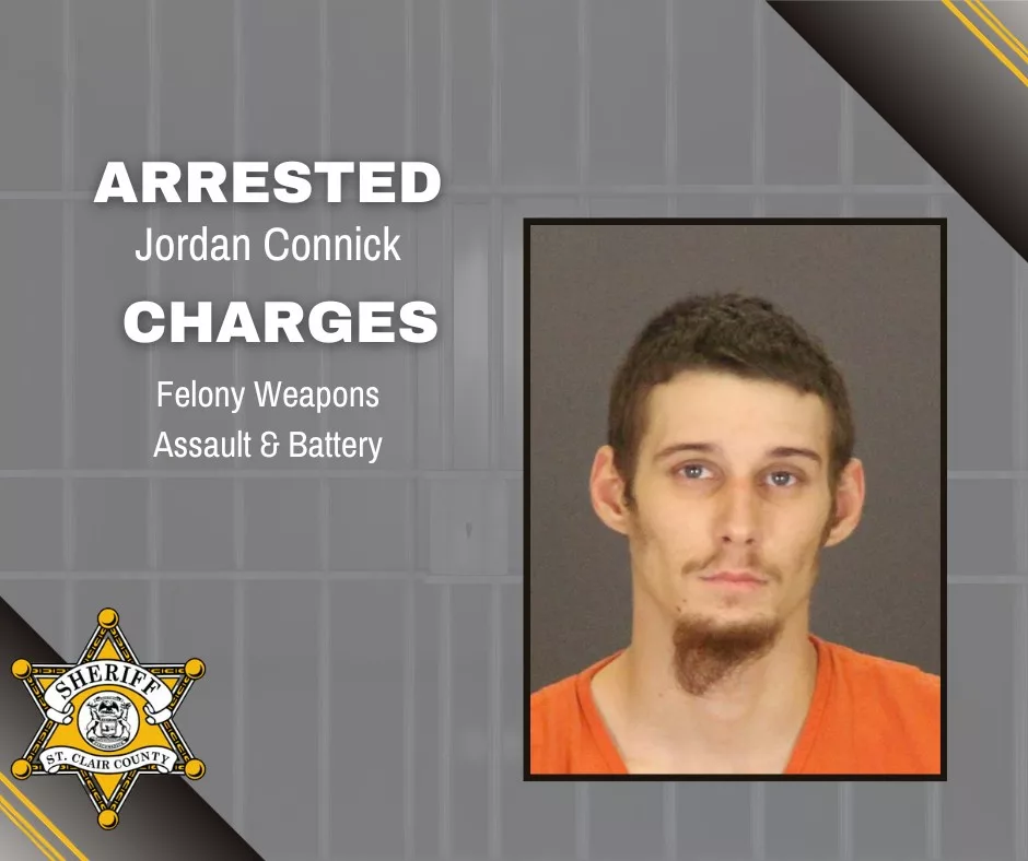 25 Year Old Port Huron Man Arrested Friday For Felony Weapons Offense Assault And Battery 3401