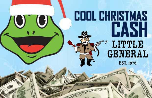 cool christmas cash little general 1 froggy 103 7 wfgs fm