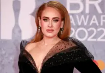 Adele attends The BRIT Awards 2022 at The O2 Arena on February 08^ 2022 in London^ England. London^ United Kingdom - February 08^ 2022