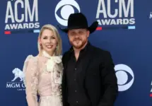 Brandi Johnson^ Cody Johnson at the 54th Academy of Country Music Awards at the MGM Grand Garden Arena on April 7^ 2019 in Las Vegas^ NV
